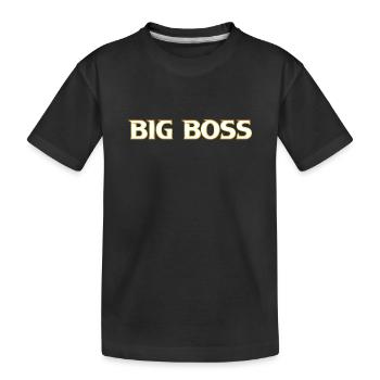 Big Boss - Kinder Premium Bio T-Shirt - Schwarz - Vorne