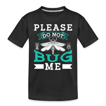 Entomologiste Équipe Profession Insectes Entomologie - T-shirt bio Premium Enfant - noir - Devant