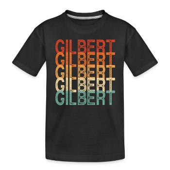 Gilbert Arizona - Kinder Premium Bio T-Shirt - Schwarz - Vorne