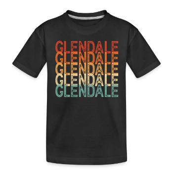 Glendale Arizona - Kinder Premium Bio T-Shirt - Schwarz - Vorne