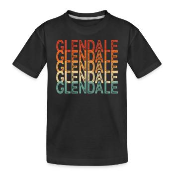 Glendale Arizona - Kinder Premium Bio T-Shirt - Schwarz - Vorne
