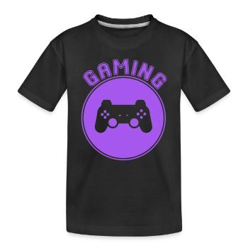 Jeu - T-shirt bio Premium Enfant - noir - Devant