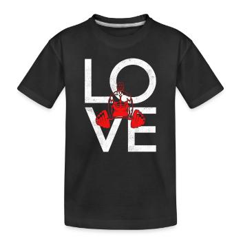 culturisme - T-shirt bio Premium Enfant - noir - Devant