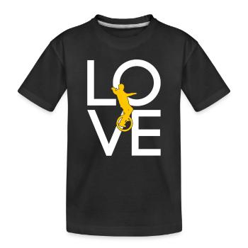 Monocycle - T-shirt bio Premium Enfant - noir - Devant