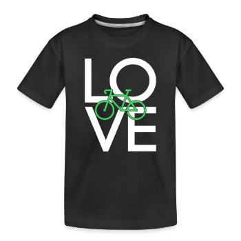 Bicyclette - T-shirt bio Premium Enfant - noir - Devant