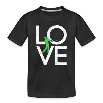 Golfe - T-shirt bio Premium Enfant - noir - Devant