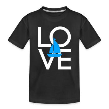 Voile - T-shirt bio Premium Enfant - noir - Devant