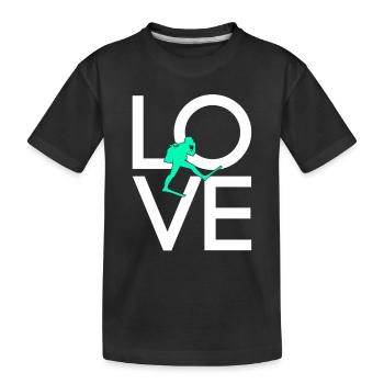 Dive - Kids' Premium Organic T-Shirt - black - Front
