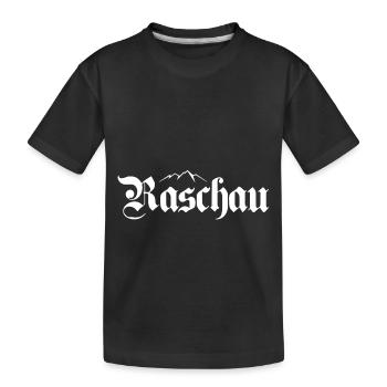 Raschau Erzgebirge - Kinder Premium Bio T-Shirt - Schwarz - Vorne