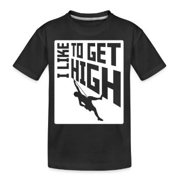 aiment se défoncer - T-shirt bio Premium Enfant - noir - Devant