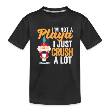 Je ne suis pas une Playa, je m’enferme simplement dans une - T-shirt bio Premium Enfant - noir - Devant