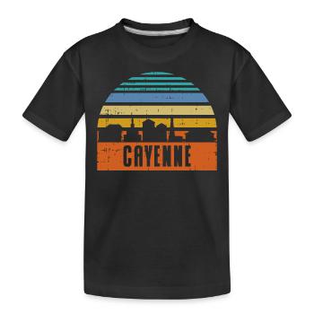Horizon de Cayenne - T-shirt bio Premium Enfant - noir - Devant