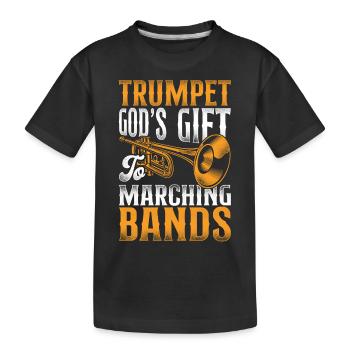 Fanfare de trompettiste - T-shirt bio Premium Enfant - noir - Devant