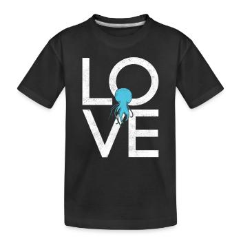 Jellyfish - Kids' Premium Organic T-Shirt - black - Front
