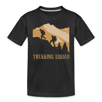 Trekking Team Randonnée Randonneurs - T-shirt bio Premium Enfant - noir - Devant