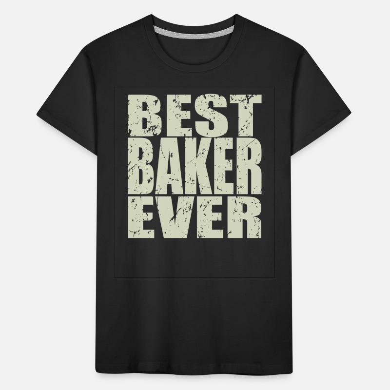 Best Bäcker ever Bäcker Geschenk Kinder Premium Bio T-Shirt