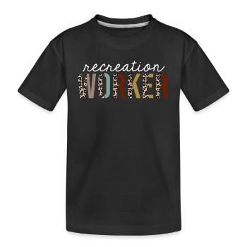 Travailleur récréatif Leopard Print Drôle cadeau - T-shirt bio Premium Enfant - noir - Devant