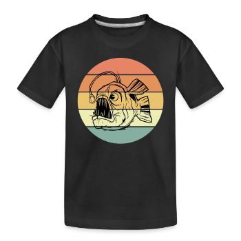 Frogfish - Kids' Premium Organic T-Shirt - black - Front