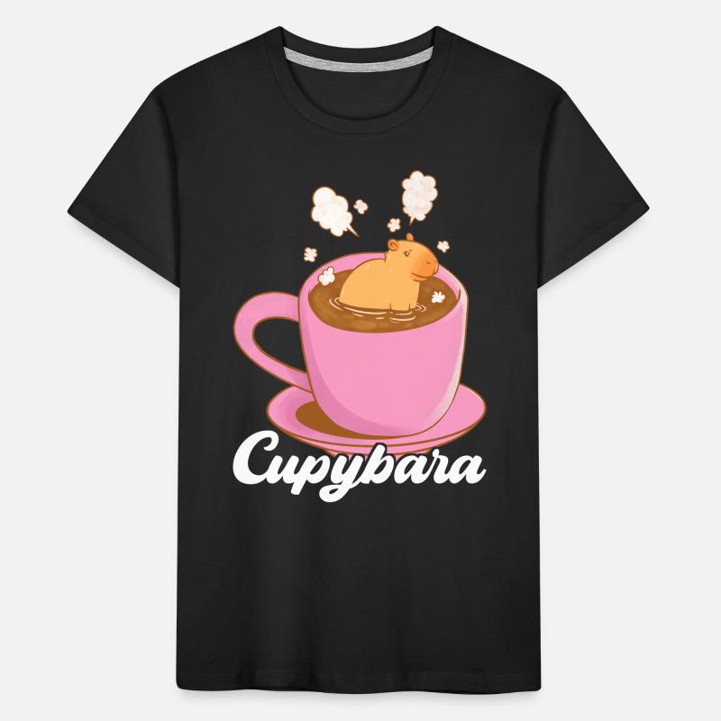 Permis d’eau de Capybara T-shirt bio Premium Enfant