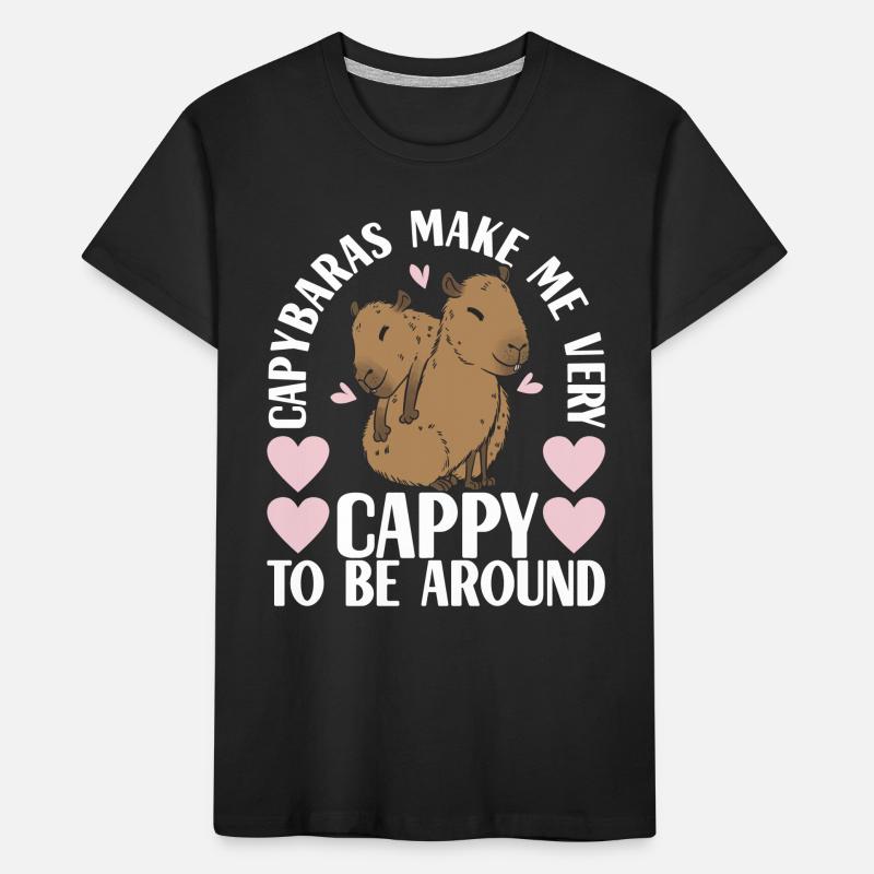 Permis d’eau de Capybara T-shirt bio Premium Enfant