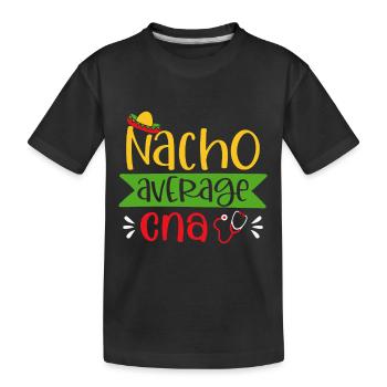 Maison de retraite infirmière motif vintage - T-shirt bio Premium Enfant - noir - Devant