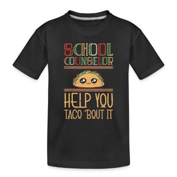 Guidance Counsel Student Counseling Programs - Kids' Premium Organic T-Shirt - black - Front