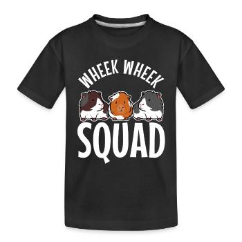 Escouade Wheek - T-shirt bio Premium Enfant - noir - Devant