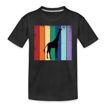 Great Retro - Kids' Premium Organic T-Shirt - black - Front