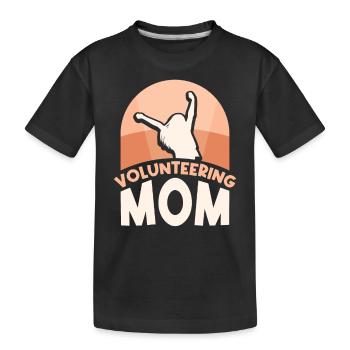 Mère bénévole Profession bénévole - T-shirt bio Premium Enfant - noir - Devant