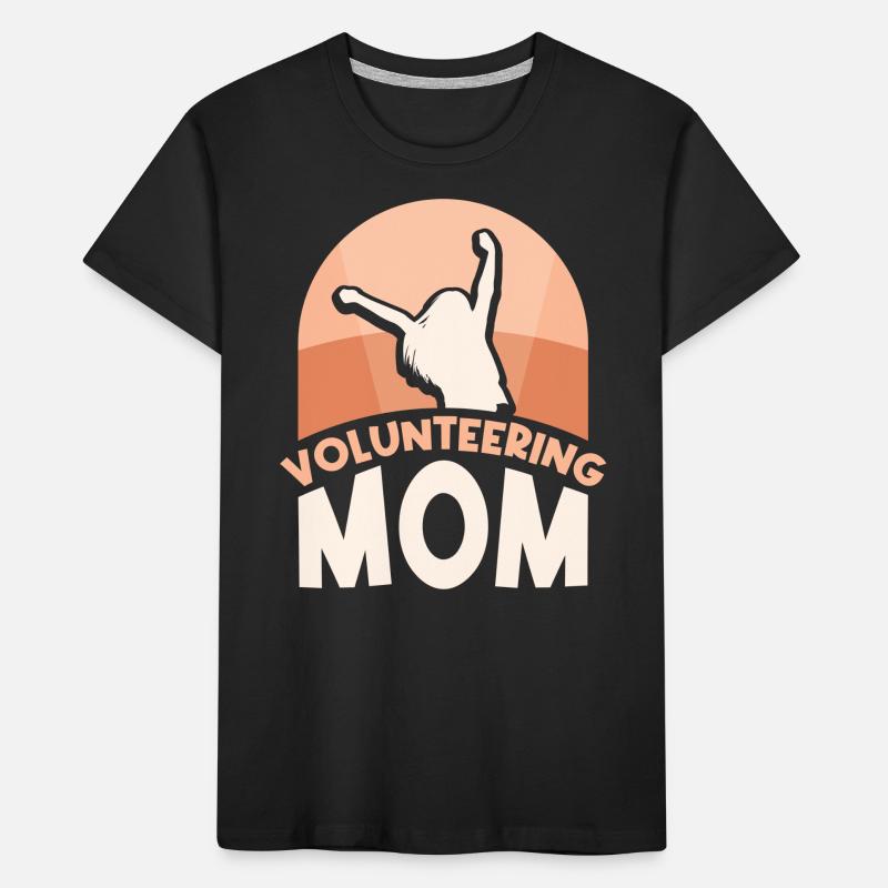Ehrenamtliche Mutter Freiwillig Freiwilliger Beruf Kinder Premium Bio T-Shirt
