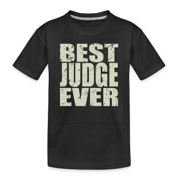 Meilleur juge de tous les temps Richter Gift - T-shirt bio Premium Enfant - noir - Devant
