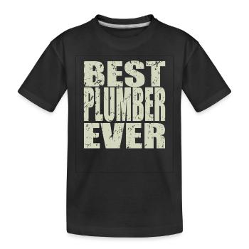 Best Klempner ever Klempner Geschenk - Kinder Premium Bio T-Shirt - Schwarz - Vorne