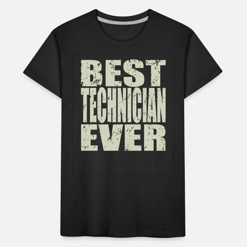 Best Techniker ever Techniker Geschenk Kinder Premium Bio T-Shirt