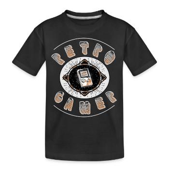 Retro Gamer 2.0 - T-shirt bio Premium Enfant - noir - Devant
