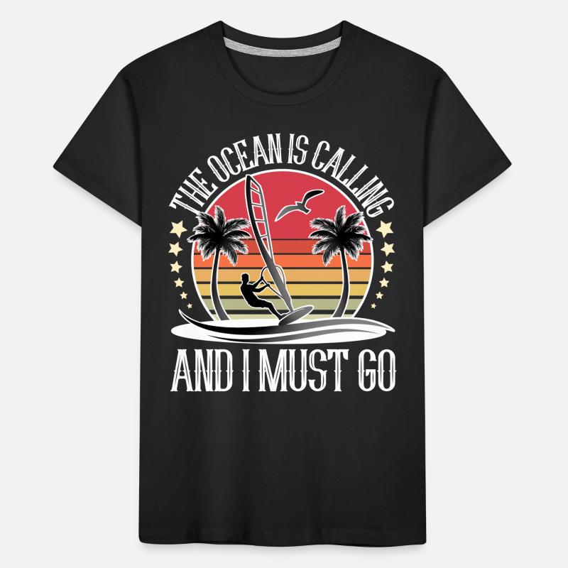 Planche à voile Windsurf Windsurf T-shirt bio Premium Enfant