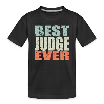 Meilleur juge de tous les temps Richter Gift - T-shirt bio Premium Enfant - noir - Devant