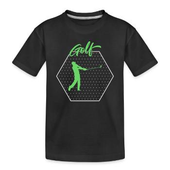 golfe - T-shirt bio Premium Enfant - noir - Devant