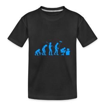 Software Engineers Programmer Coding Desk - Kinder Premium Bio T-Shirt - Schwarz - Vorne