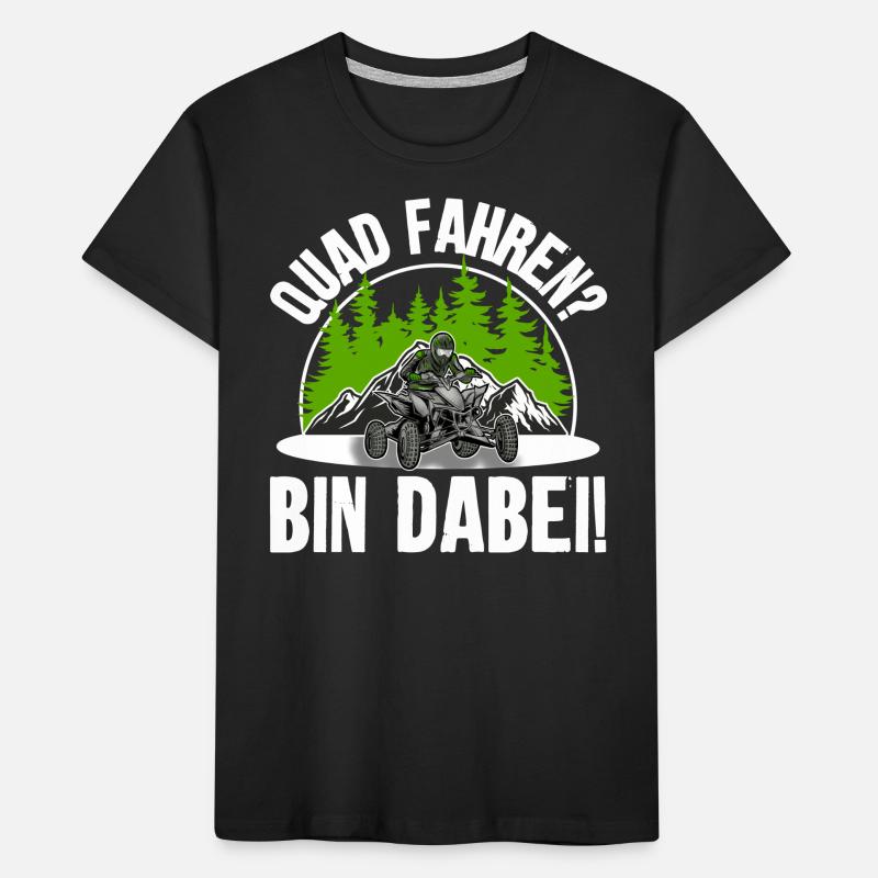 Quad ATV Offroad Quadfahrer Kinder Premium Bio T-Shirt