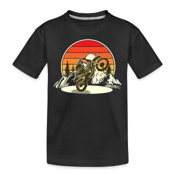 Motocross - T-shirt bio Premium Enfant - noir - Devant