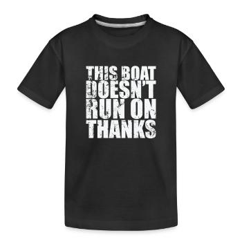 Ce bateau ne fonctionne pas sur le voilier Thanks - T-shirt bio Premium Enfant - noir - Devant