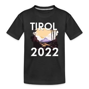 Tyrol 2022 - T-shirt bio Premium Enfant - noir - Devant
