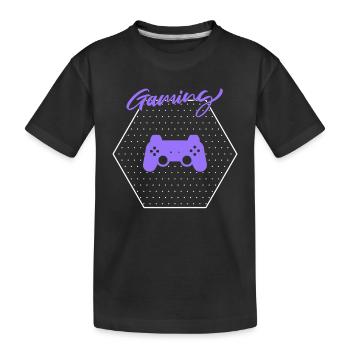 Jeu - T-shirt bio Premium Enfant - noir - Devant