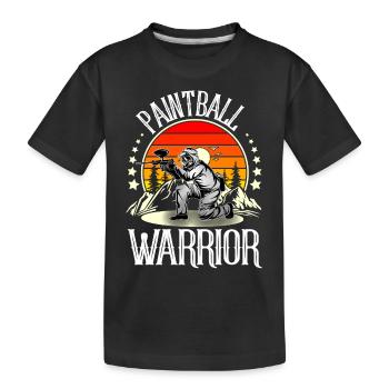 Paintball - T-shirt bio Premium Enfant - noir - Devant