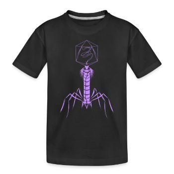 Microbiology Virus Biology Virology - Kinder Premium Bio T-Shirt - Schwarz - Vorne