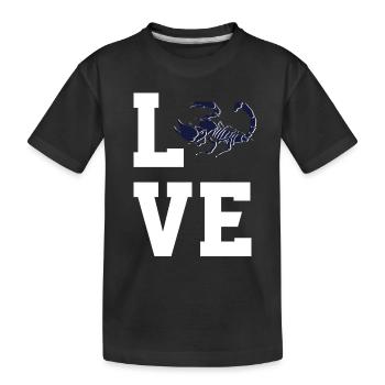 Cher Scorpion - T-shirt bio Premium Enfant - noir - Devant
