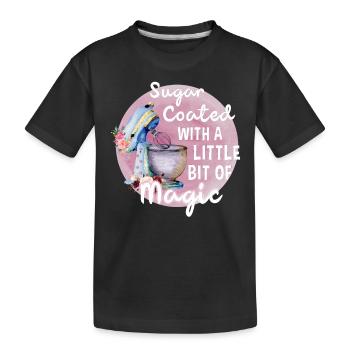 Boulangerie Baker Boulangerie Boulangerie Gâteau de confiserie - T-shirt bio Premium Enfant - noir - Devant