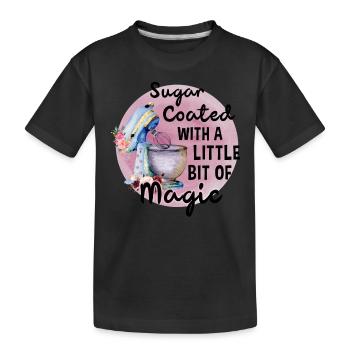 Boulangerie Baker Boulangerie Boulangerie Gâteau de confiserie - T-shirt bio Premium Enfant - noir - Devant