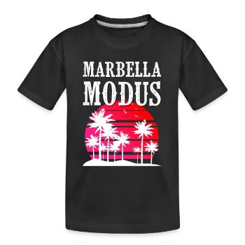 Marbella Mode - T-shirt bio Premium Enfant - noir - Devant