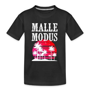 Malle Mode - T-shirt bio Premium Enfant - noir - Devant